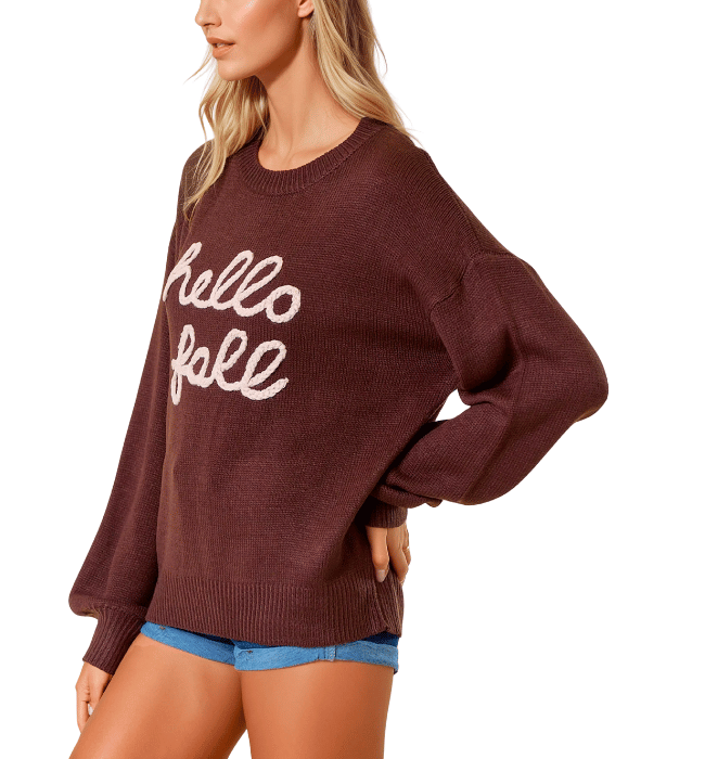 Hello Fall Sweater