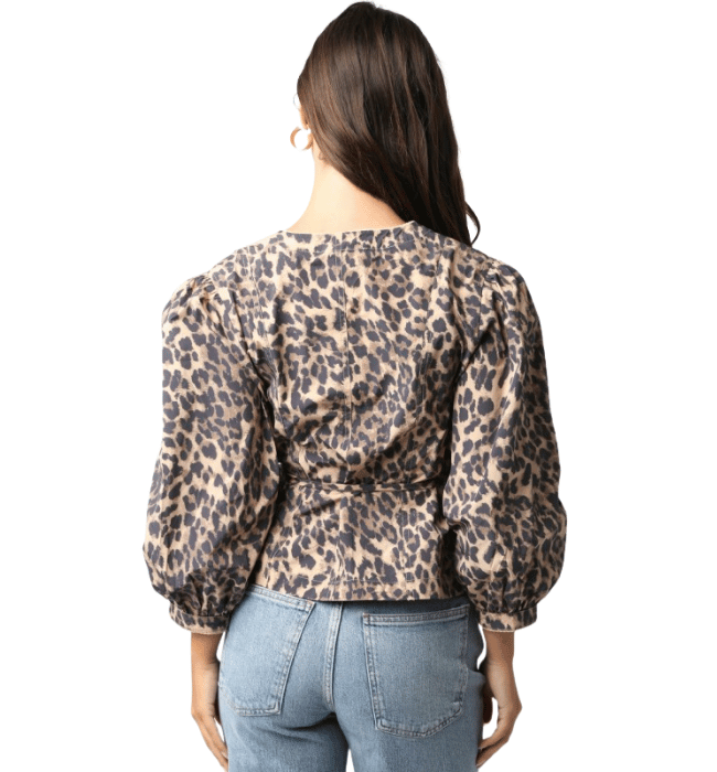 Julie Leopard Top