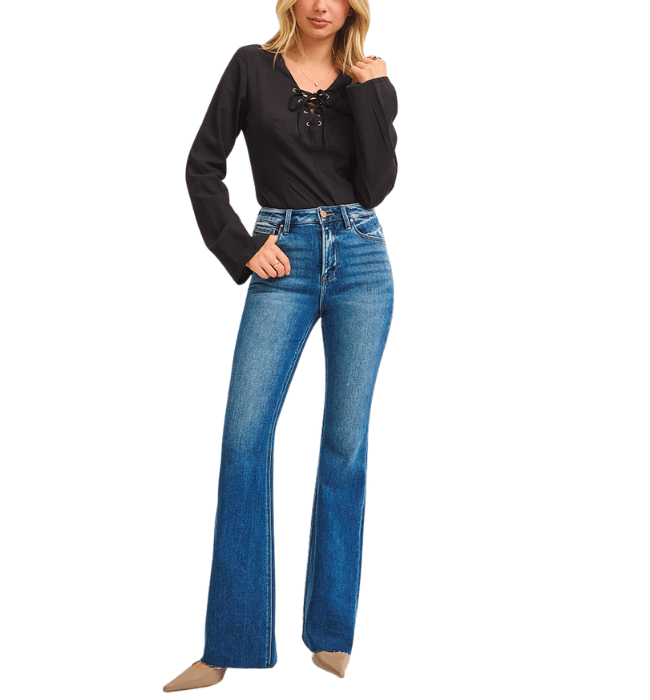Shelly High Rise Flare Jeans