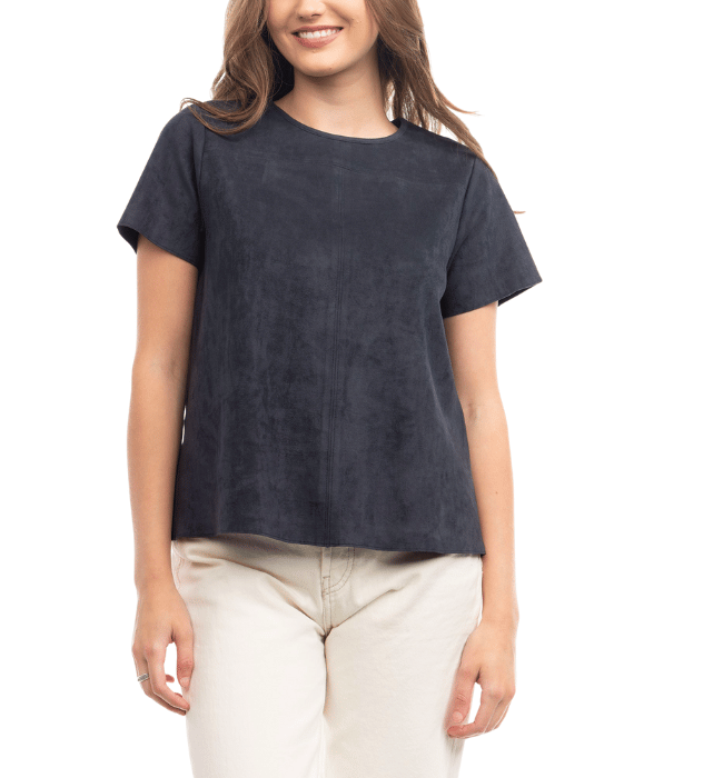 Ellie Suede Top