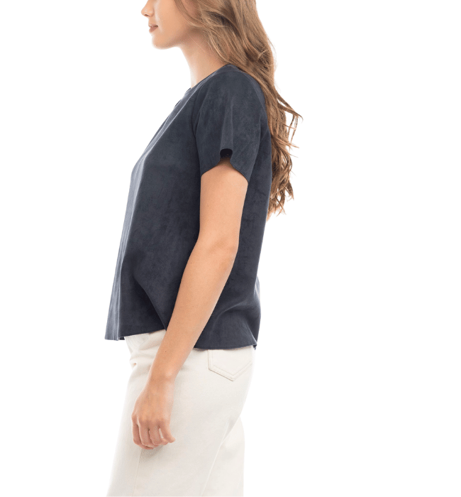 Ellie Suede Top