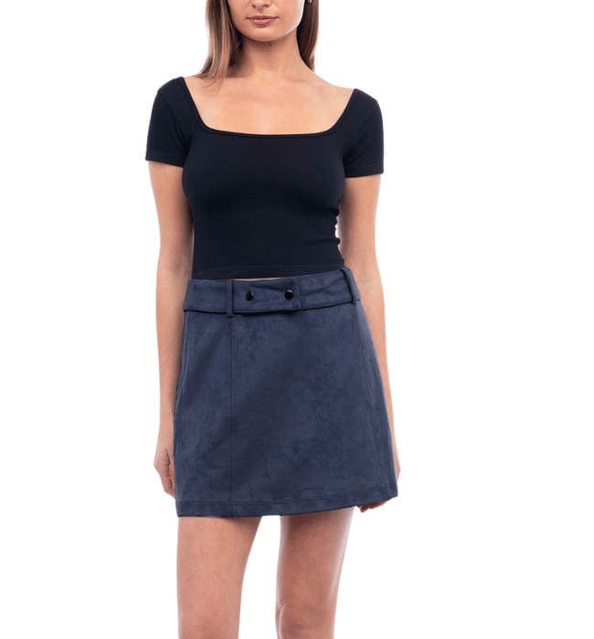 Alma Suede Skirt