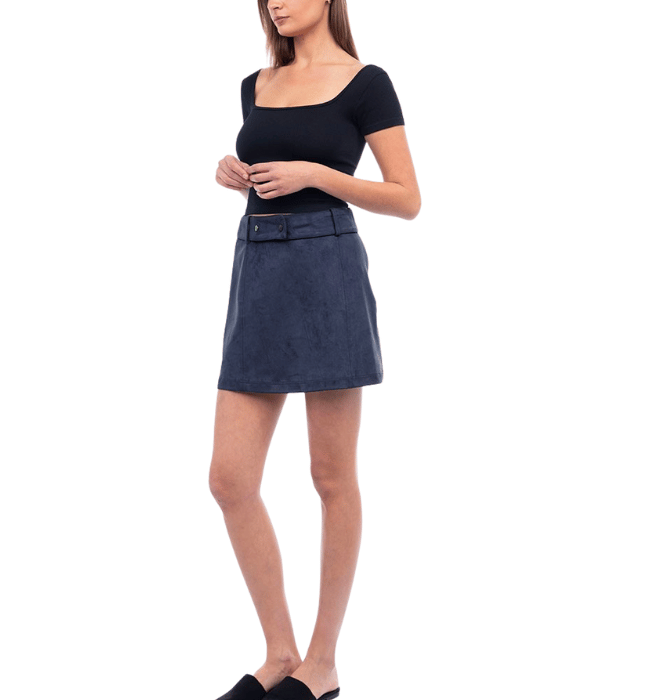 Alma Suede Skirt