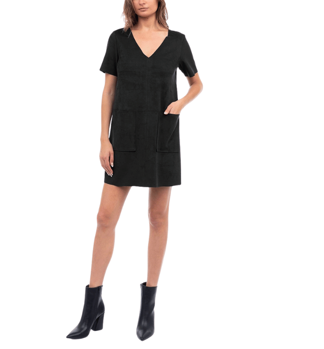 Rebecca Suede Dress