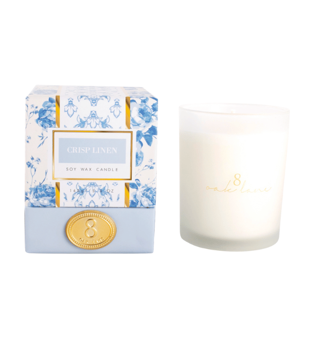 Crisp Linen Soy Wax Candle