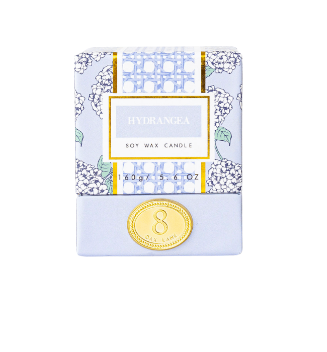 Hydrangea Soy Wax Candle