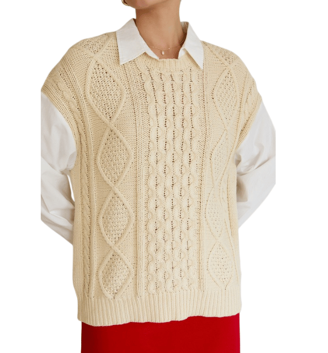 Dalina Two-Fer Sweater