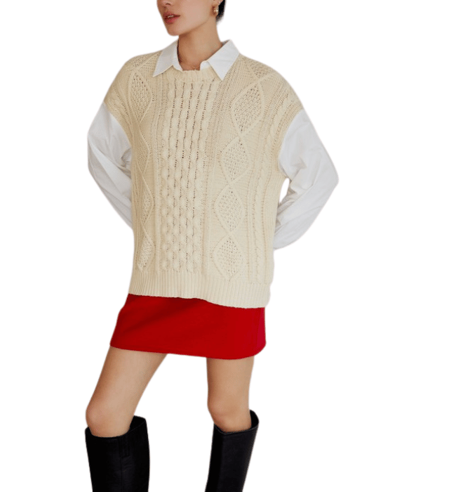Dalina Two-Fer Sweater