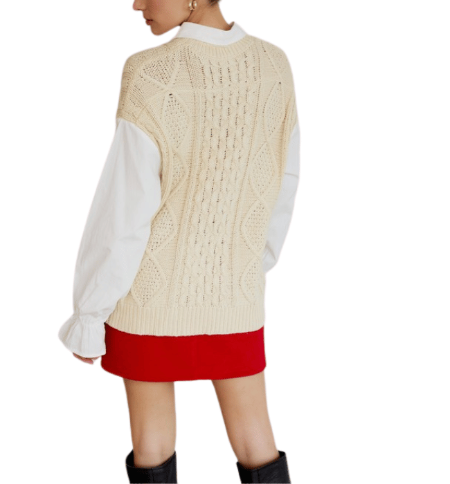 Dalina Two-Fer Sweater
