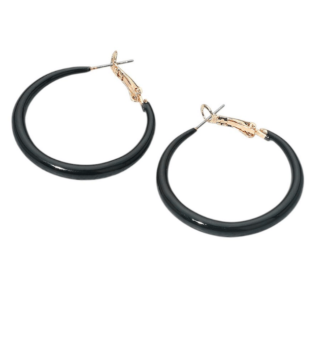 Resin Hoop Earrings