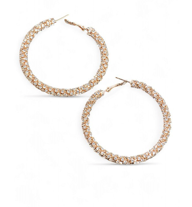 Rhinestone Hoops