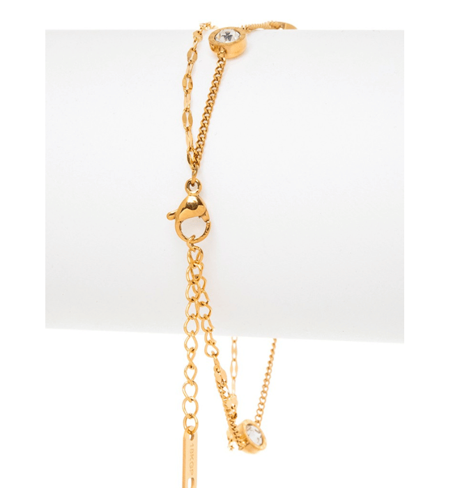 Gold Layered Stone Bracelet