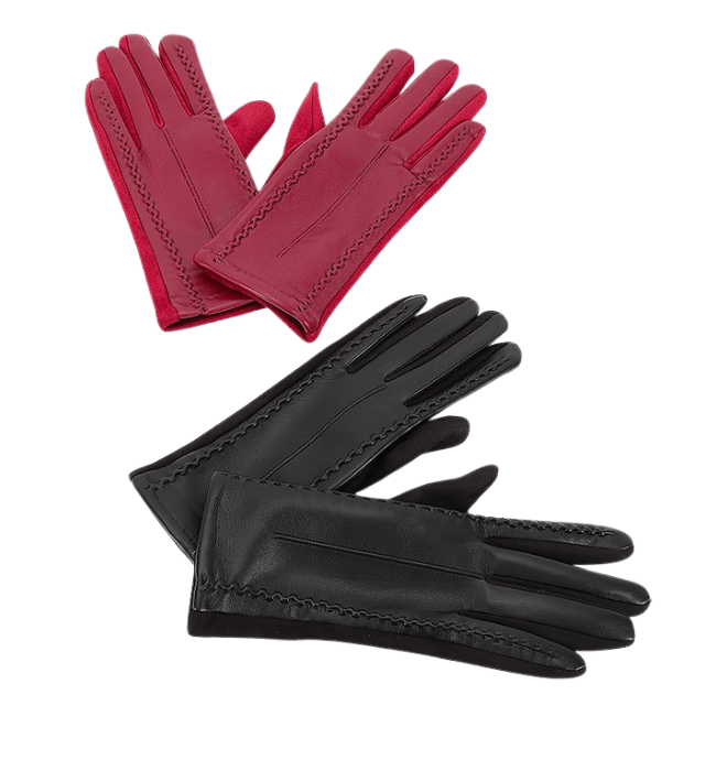 Vegan Leather Gloves
