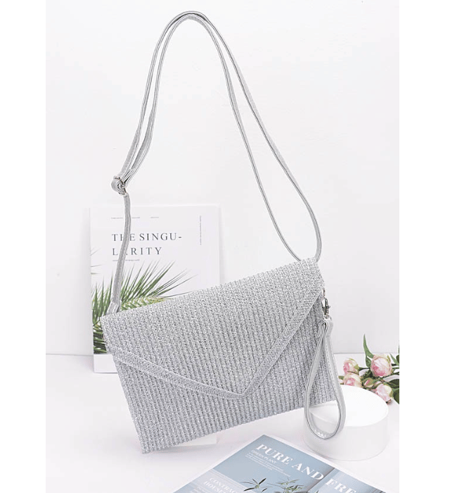 Metallic Envelope Clutch