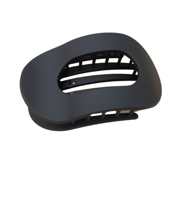 Jumbo Lay Flat Oval Hair Claw Clip