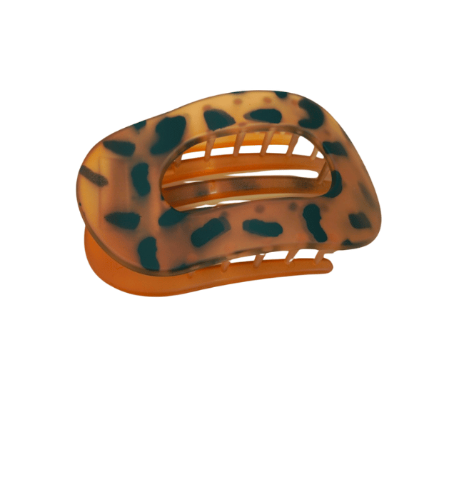 Jumbo Lay Flat Oval Hair Claw Clip