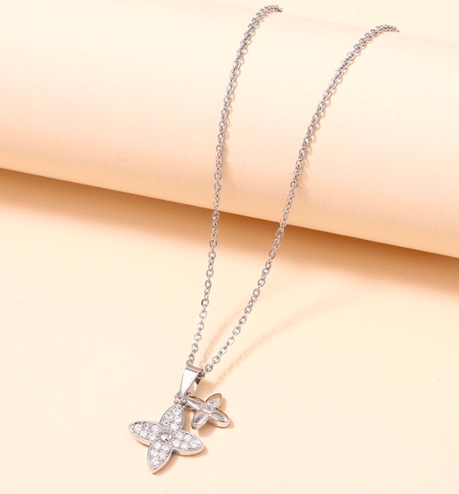18k Stainless Steel Tarnish Free Cross Necklace