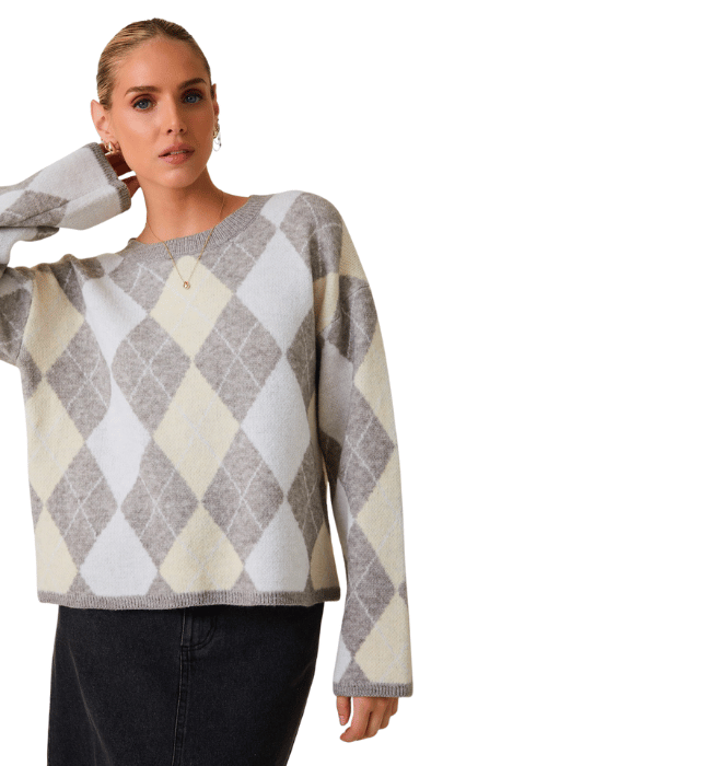 Giana Argyle Sweater