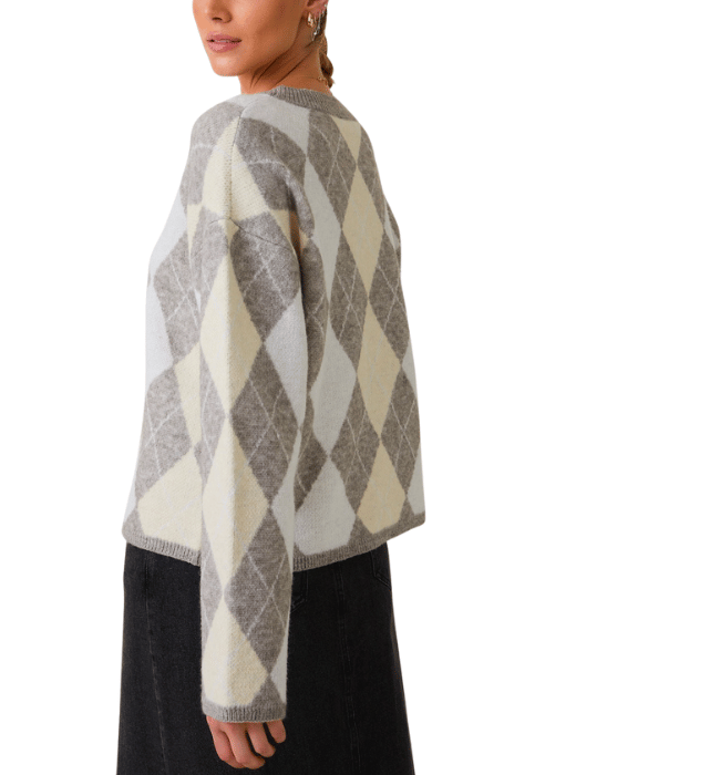 Giana Argyle Sweater