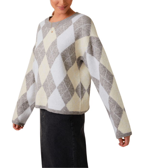 Giana Argyle Sweater
