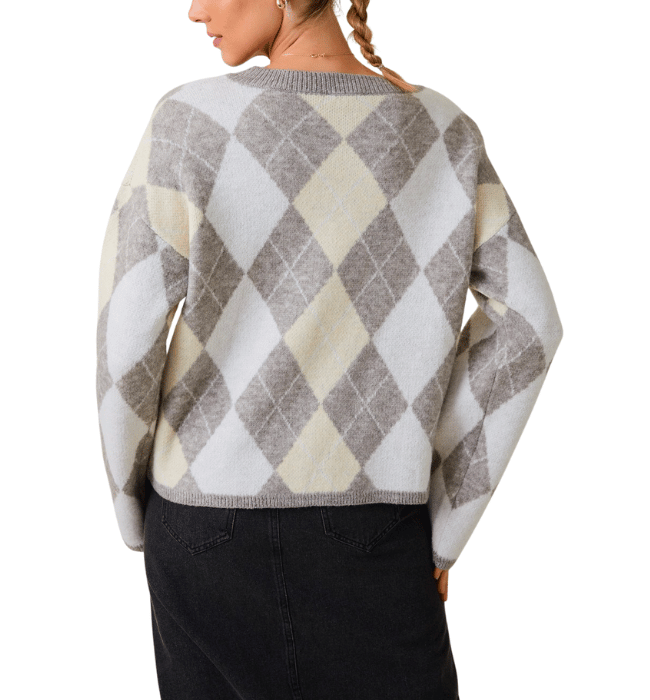 Giana Argyle Sweater