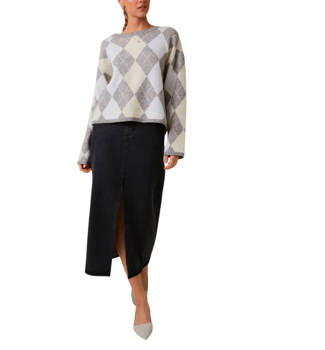 Giana Argyle Sweater