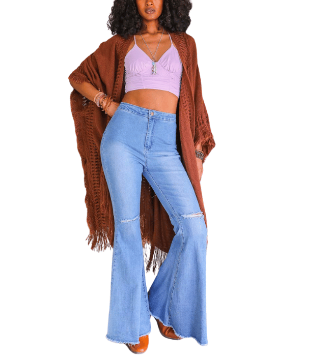 Brown Cape Poncho