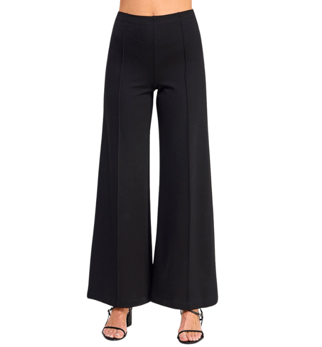 Allie Wide Leg Ponte Pants