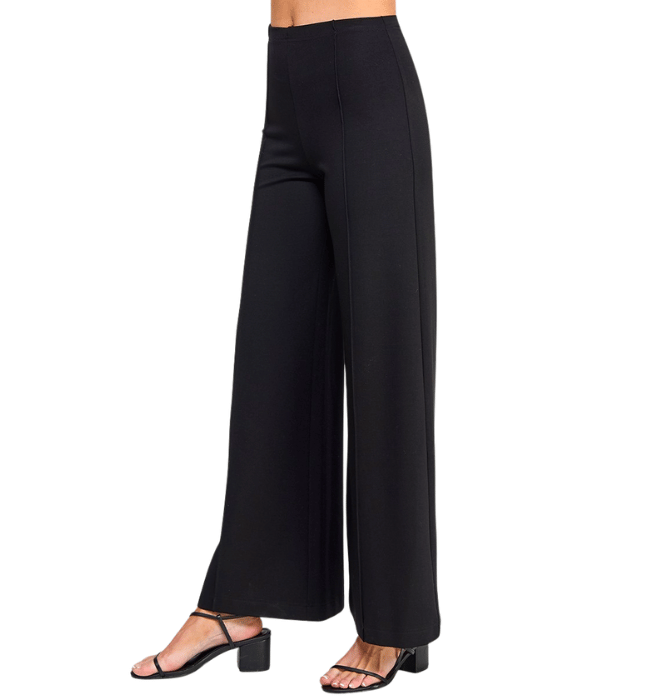 Allie Wide Leg Ponte Pants