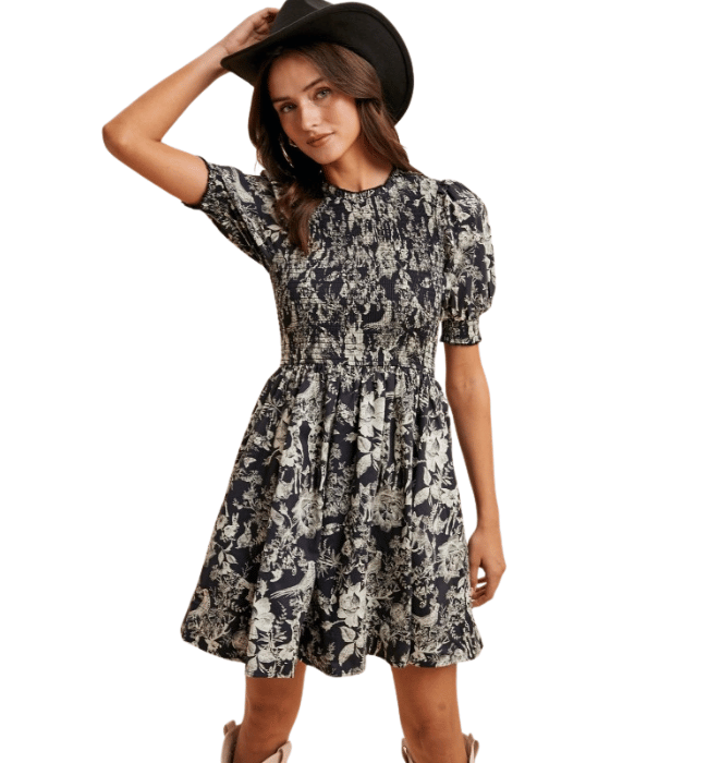 Wenelly Smocked Dress