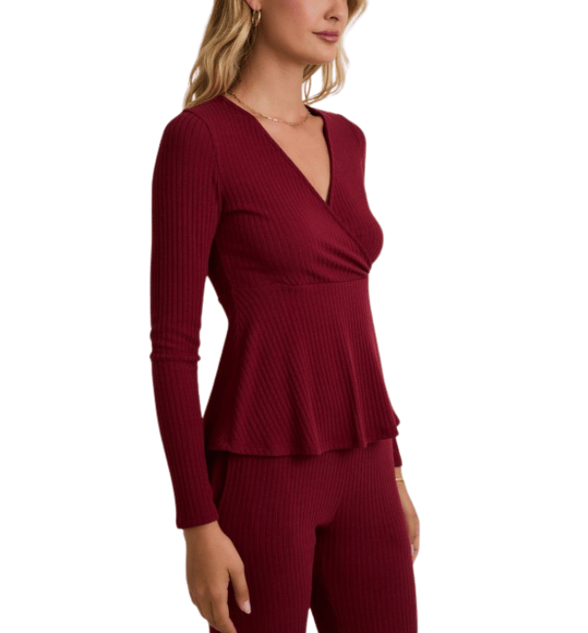 Samie Burgundy Top