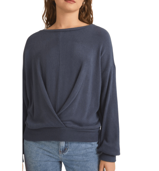 Ivie Front Twist Sweater