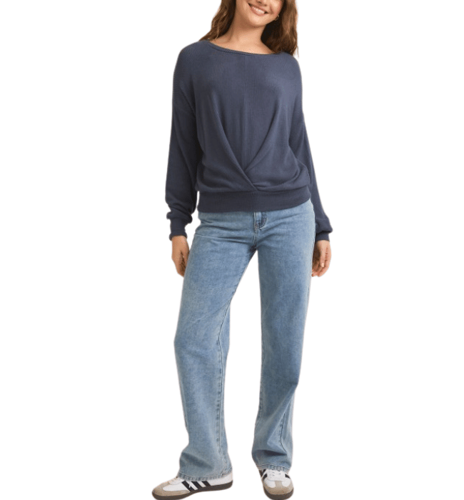 Ivie Front Twist Sweater