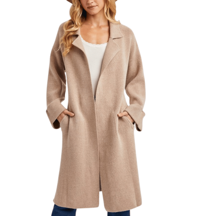 Jude Knitted Trench Cardigan