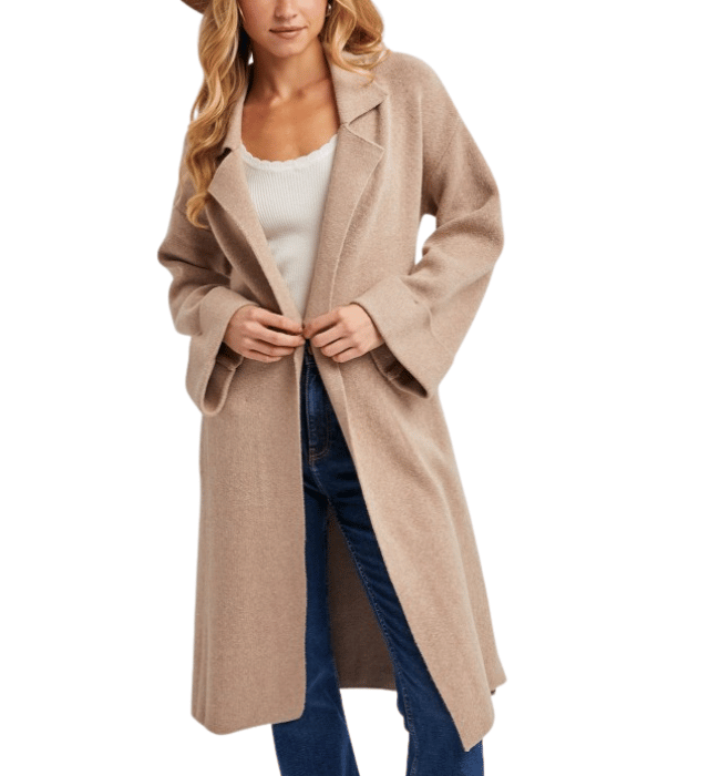 Jude Knitted Trench Cardigan