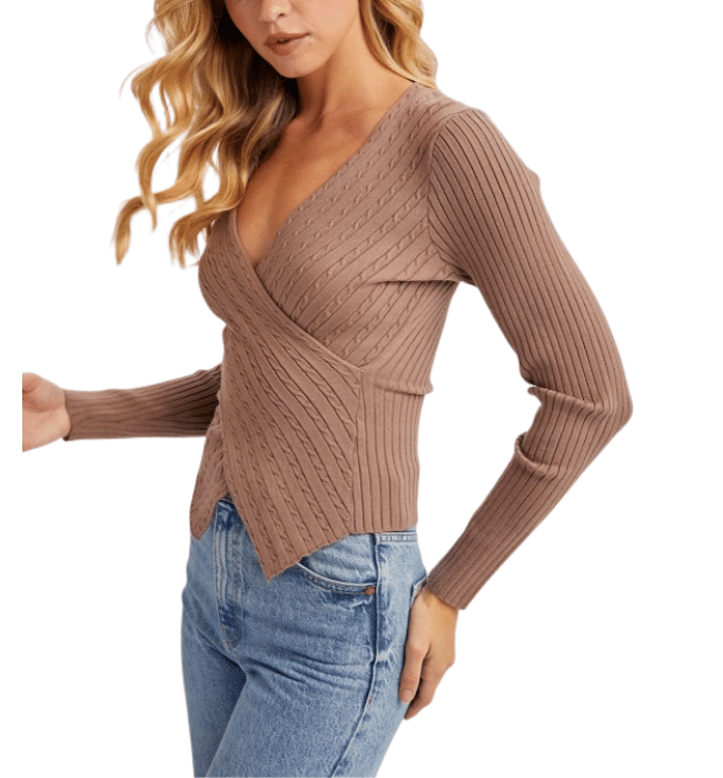 Whitford V-neck Sweater Top