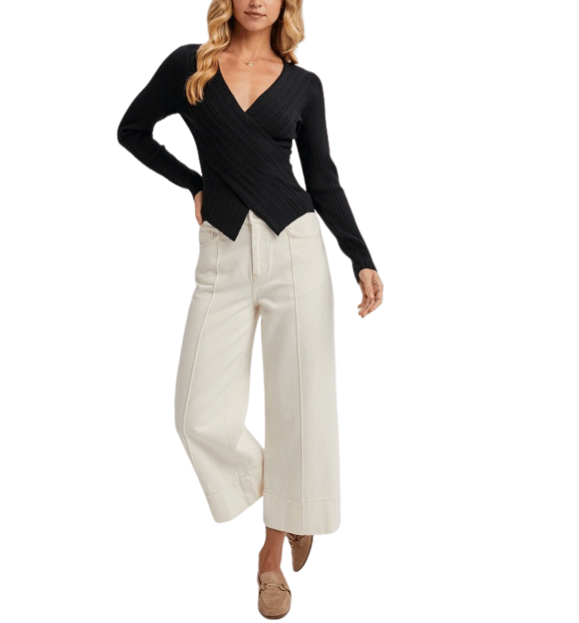 Whitford V-neck Sweater Top