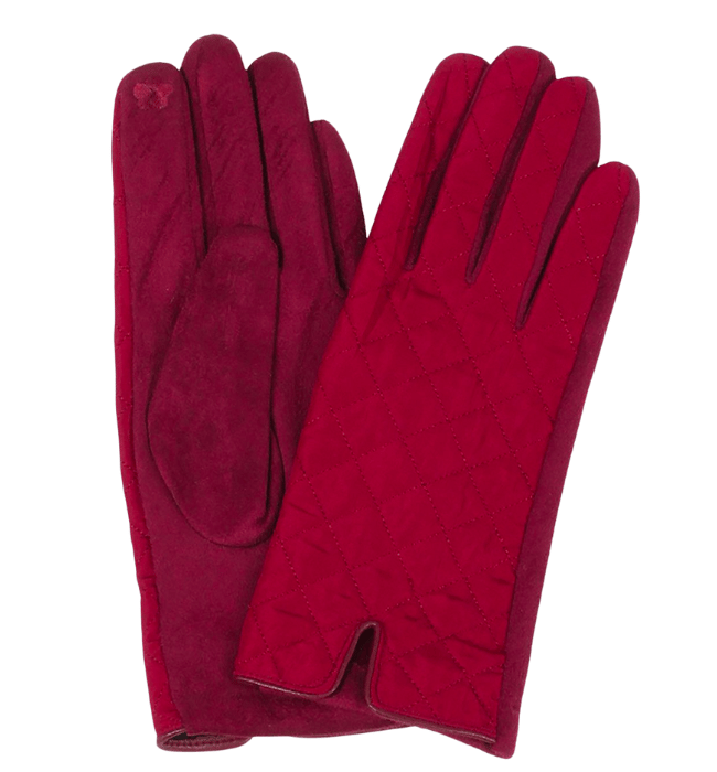 Burgundy Gloves
