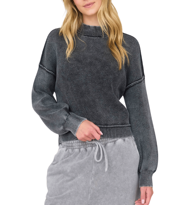 Aubrina Mock Neck Sweater
