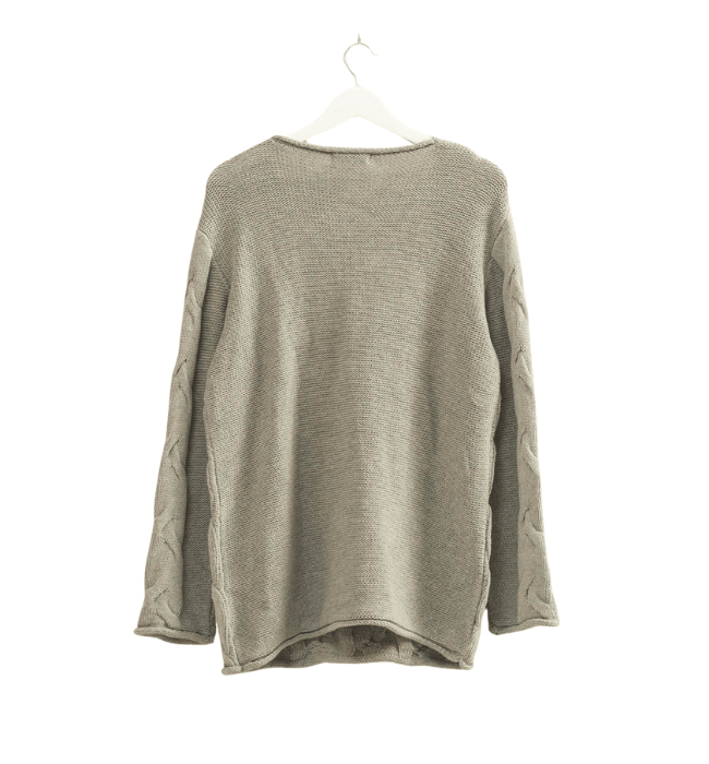 Cable V Neck Sweater