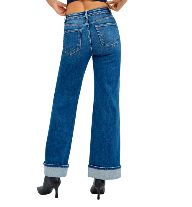 Lenda Tummy Control Cuffed Jeans