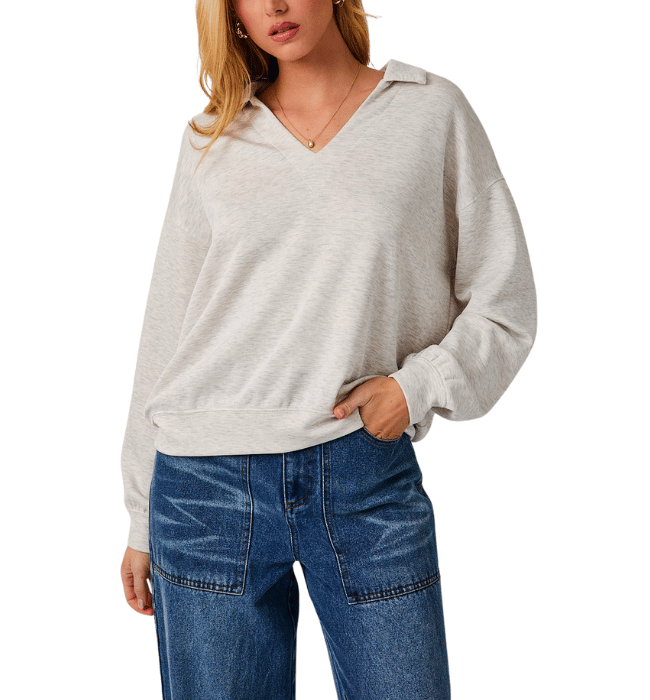 Kallena Gray Pullover