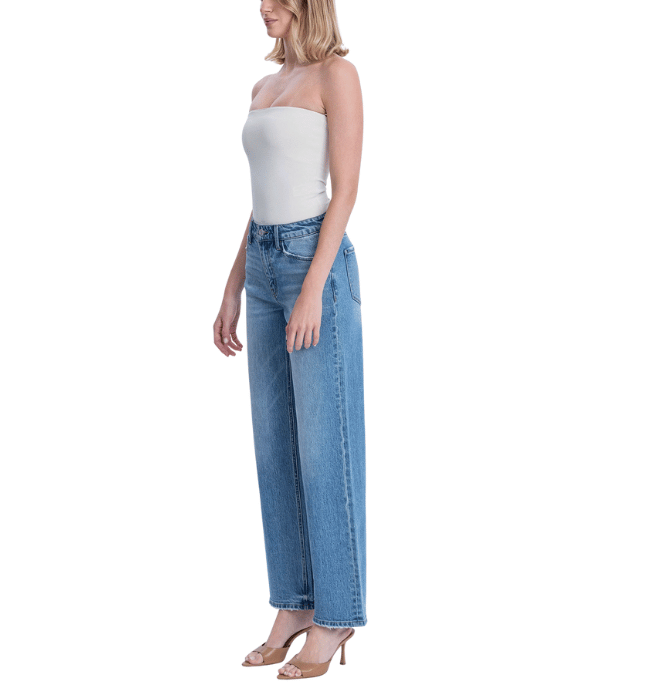 May High Rise Wide Leg Jeans