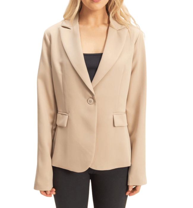 Sasha Single Button Blazer