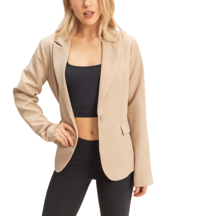 Sasha Single Button Blazer