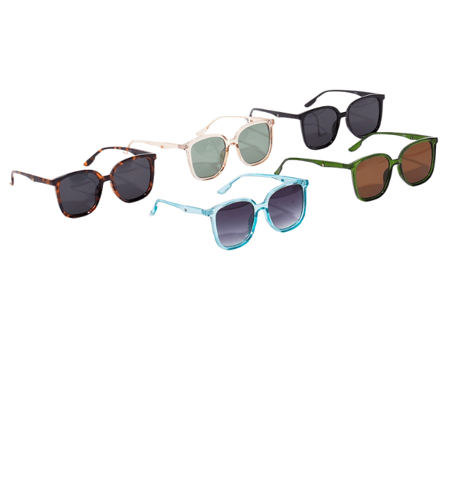 Acetate Frame Oversized Sunglasses