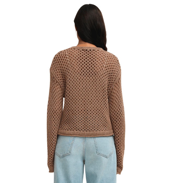 (Z SUPPLY) Cala Shimmer Crochet Sweater