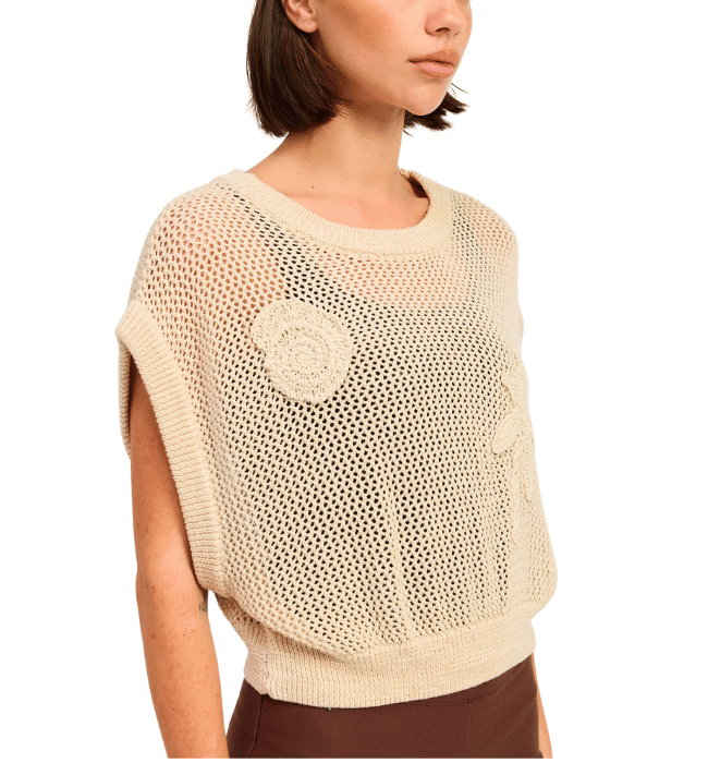 Kimbra Crochet Sweater