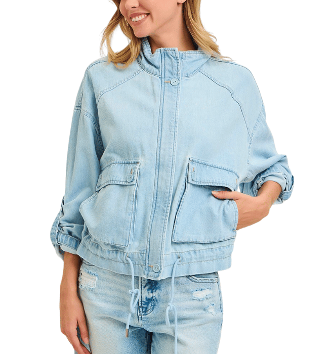 Kory Cargo Denim Jacket