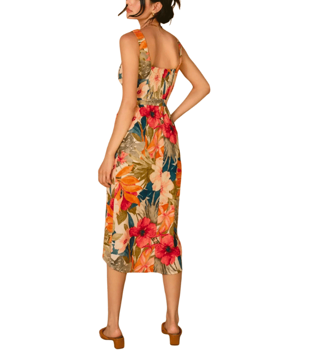 Mae Midi Wrap dress